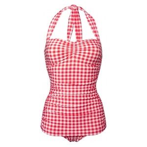 Esther Williams pinup style one-piece swim suit